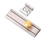 HOMSFOU Verrou de Porte Acier Inoxydable Durable Targette de Sécurité pour Porte Coulissante Installation Facile Utilisation Polyvalente pour Intérieur et Extérieur