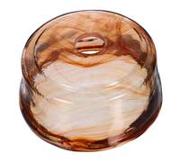 HOMSFOU Vintage Glass Pendant Lampshade Hole Retro Cylinder Shade For Bedside Kitchen Bar Warm Cozy Lighting For American Style Interiors