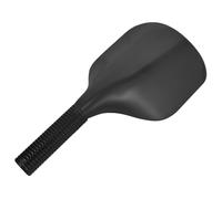 HOMSFOU Visière de Protection Visage Noire en Plastique Léger Poignée Intégrée, Écran Anti-éclaboussures pour Coloration et Laque de Cheveux, Réutilisable pour Salon de Coiffure