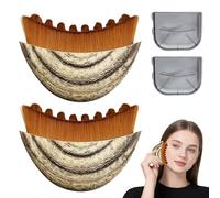 Homshsjhkis 2 Pièces Brosse Lymphatique pour le Visage, Lymphatic Drainage Face Brush, Brosse Drainage Lymphatique, Brosse de Contour pour le Visage, la Mâchoire et Texture Raffermissante