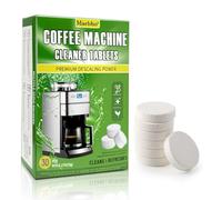 Homshsjhkis 30 Pcs Detartrant Machine a Cafe, Produits Détartrantes pour Machines Café, Anti Calcaire Détartrage, Pastille Nettoyage Tablette Décalcification, Automatiques Cafetières Nettoyant