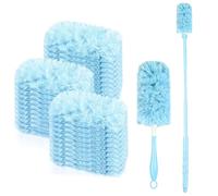 Homshsjhkis 32 Pièces Plumeau Poussiere Recharge, Compatible avec Swiffer Plumeau, Anti Poussiere, 360° Duster Nettoyage Recharge pour Nettoyer la Poussière, la Saleté, Les Poils d'animaux