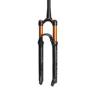 HOMSXPAC Fourche à air pour VTT 26/27,5/29 Pouces avec système de Maintien du Canal rachidien, Amortisseur Avant réglable en détente et Blocage, débattement de 120 mm.