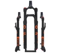 HOMSXPAC Fourche à Suspension Avant pour vélo, débattement 120 mm (1-1/2"), Freins à Disque, Accessoires de Fourche à air, réglage du Rebond