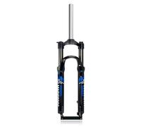 HOMSXPAC Fourche à Suspension pour VTT 26 Pouces, Pivot Droit 1-1/8", sans Filetage, Frein à Disque Avant V-Disque, débattement 26", axe QR 110 mm, Blocage Manuel 9 mm, Fourche mécanique