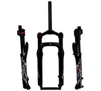 HOMSXPAC Fourche Avant de vélo de Neige 20 Pouces pour Pneu Large 4 Pouces, Frein à Disque 1-1/8", Blocage Manuel, débattement 9 mm, 100 mm, Accessoires pour vélo de Plage et VTT, 1800 g