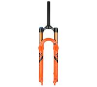 HOMSXPAC Fourche Avant de VTT à Suspension pneumatique 26", 27,5" 29", Blocage Manuel, axe traversant, débattement de 100 mm, Tube Droit 1-1/8", pour VTT XC/AM. Compatible 26", 27,5" et 29"