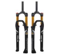 HOMSXPAC Fourche Fat Fork, pneus 26 Pouces 4,0", Suspension pneumatique pour vélo électrique, débattement de 100 mm, axe QR 9 mm, Freins à Disque HL/RL, Guidon Droit 1-1/8", idéal pour la p