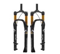 HOMSXPAC Fourche Fat Fork, pneus 26 Pouces 4,0", Suspension pneumatique pour vélo électrique, débattement de 100 mm, axe QR 9 mm, Freins à Disque HL/RL, Guidon Droit 1-1/8", idéal pour la p