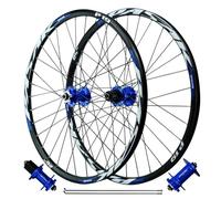 HOMSXPAC Paire de Roues VTT 26 Pouces 27,5 Pouces 29 Pouces, Freins à Disque, 4 roulements étanches, Jantes Avant et arrière 32 Trous, Compatible Cassette 7-11 Vitesses