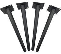 HOMSXPAC Pieds de Meuble, Pack f métal ou Meubles, Pieds de Meuble Droits, Support de Remplacement pour Fer à Repasser, Support pour Meuble en V, Contre-Poils pour Cheveux, avec équipages 5