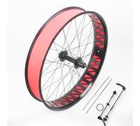 HOMSXPAC Roues Avant et arrière de vélo de Plage en Alliage d'aluminium 26 * 4.0/4.9'' pour Cassette, Roue Libre 7-12 Vitesses, Blocage Rapide, Frein à Disque 135/190 mm, moyeu 36 Trous (No