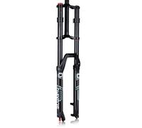 HOMSXPAC VTT de Descente 27,5 29 DH/XC VTT Fourche à air Débattement 165 mm Rebond réglable Double épaulement Droit Avant QR 9x100 mm Blocage Manuel (29'')