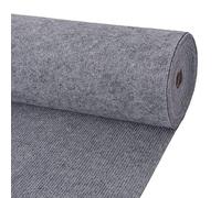 HOMTAKIE Tapis strié pour Exposition 1,2x10 m Gris
