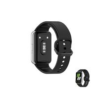HOMTERN Bracelet de rechange en silicone souple pour Samsung Galaxy Fit 3, noir, Plastique