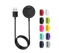 HOMTERN Chargeur pour Garmin Fenix 7 7S 7X/6 6S 6X/5 5S 5X, Vivoactive 3/4/4S, Instinct 2/2S/2X, Venu 2/2S/2 PLUS/SQ/SQ 2 et Forerunner Series, câble de charge USB de 1 m avec 10 bouchons