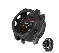 HOMTERN Compatible avec Garmin Fenix 7, Fenix 7 Pro, EPIX Pro 47 mm, coque de protection souple en TPU léger, résistante aux chutes et aux rayures, coque de protection robuste, noire