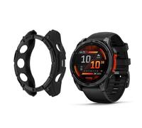 HOMTERN Coque pour Garmin Fenix 8 47 mm AMOLED ou saphir solaire, coque de protection en silicone souple, résistante aux chocs, aux rayures et aux chutes (47 mm AMOLED)