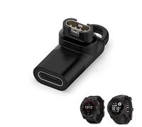 HOMTERN femelle adaptateur de charge pour Garmin Fenix 7 7S 7X/6 6S 6X/5 5S 5X, Vivoactive 3/4/4S, Instinct 2/2S/2X, Venu 2/2S/2 PLUS/SQ/SQ 2 et Forerunner Series, câble de charge Converter (TYPE-C)