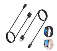HOMTERN Lot de 2 chargeurs pour Huawei Band 8/Band7/Band 6/Band 6 Pro, Watch Fit/Fit Mini/Fit 2, Honor Band 7/Band 6/Watch ES, câble de charge USB de 1 m, station d'accueil, accessoires de montre