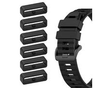 HOMTERN Lot de 6 Sangles de Fixation en Silicone 26 mm pour Garmin Fenix 7X, 6X/6X Pro, 5X/5X Plus, 3/3 HR, Tactix Delta, Enduro, Descent Mk1 Mk2