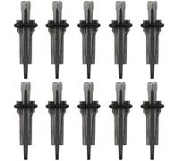 Homtone Coin Éclateur Pierre, 16mm (5/8") Plug Wedge et Plumes Cales Béton, Lot de 10 cales pour béton, marbre, Outil Tailleur de Pierre pour Béton