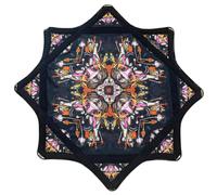 Homtrator Tissu Rotatif Flowstar for Débutants, 62cm, Tissu Rotatif Flow Star, Facile à Tourner, Imprimé sur Les Côtés, Jouet De Jonglage Rotatif du Bout des Doigts, Durable, Amusant Et Stimulant