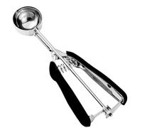 HOMURE H Lot de 2 cuillères à soupe - Taille #40 - 2 cuillères à soupe - 30 ml - Pelles à biscuits pour la cuisson - À ressort - Acier inoxydable 18/8 - Prise en main confortable