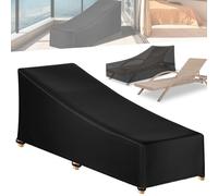 HOMURY Couverture imperméable et UV pour chaise longue de jardin, avec sac de rangement