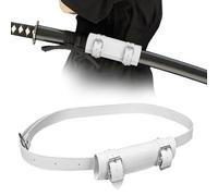 HOMURY Katana Porte-épée avec ceinture : 105 cm, ceinture en polyuréthane, confortable pour reconstitutions, cosplay et samouraïs