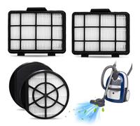 HOMURY Lot de 4 filtres de rechange pour aspirateur Bosch série BBZ152EF 2 BGS05A221, BGS05A222, BGS05AAA2/01, BGS05A220/02