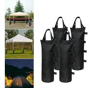 HOMURY Lot de 4 Sacs de Sable pour Pavillon - Pieds de Support de Tonnelle - Épais Oxford 600D - Pour Pavillons, Tentes de Jardin, Pierres, à Remplir