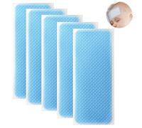 HOMURY Lot de 60 pansements de refroidissement : 12 cm x 5 cm Gel froid autocollants physiques pour compresses froides instantanées, symptômes de fièvre et migraines