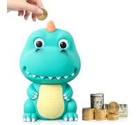 HOMURY Tirelire dinosaure sûr, incassable et grande pour chambre d'enfant, cadeau