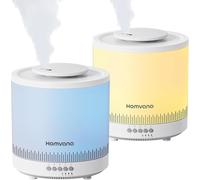 Homvana Humidificateur Chambre 1,5 Litre, Brume de Refroidissement, Petit Humidificateur d'Air pour Bébé, Diffuseur d'arôme, Huiles Essentielles, Huile Parfumée, Aromathérapie, Nébuliseur Ultrasonique