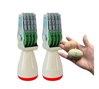 Homvik Dateur Manuel pour Œufs, Tampon en Caoutchouc 5mm, Marqueur pour Œufs de Poules, Canards, Caille, Dindons et Oies Tampon en Caoutchouc Vintage à Quatre Chiffres (2)