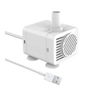 Homvik Mini pompe à eau submersible USB 200 l/h 1,5 W pour fontaine d'animaux domestiques, aquarium, étang et aquarium, circulation d'eau ultra silencieuse