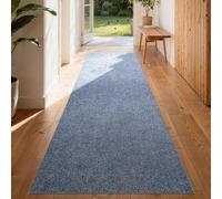 Homwiz Tapis Couloir Long Antidérapant et Lavable, Tapis de Passage Autoadhésif pour Entrée Cuisine Chambre Salon Couloir, Nettoyage Le Pièges à Saleté pour Intérieur (Gris, 180x60 cm)