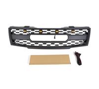 HOMXDBCM Grilles Pare-Chocs Avant pour Nissan Frontier 2005-2008,Grille Radiateur Maille Accessoires Calandre Voiture Rechange,WithLight