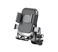 HOMXDBCM Support Téléphone Portable Moto pour Harley-Davidson Fat Boy Standard 2000-2024,Protection Antivol Anti-Vibration Moto Téléphone Portable Support Accessoires Décoratifs,Black