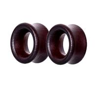 Homxi 2PCS Tunnel Oreille Bois,Écarteur 6mm Cerceau en Bois Kit Tunnel Oreille Bois