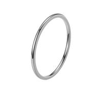 Homxi Anneaux Acier Inoxydable Femme Homme,Rond Simple 1MM Bagues Argent Homme Bagues Homme Taille 60