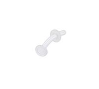 Homxi Nez Piercing Argent 14 Gauge (1.6x7x3mm), Forme Arc, Verre Piercing Nombril Homme