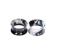 Homxi Tunnel Oreille 2 Pièces Piercing Ecarteur Silicone,Boucles d Ecarteur Oreilles 8mm Cerceau Creux Tunnel Plug Noir Blanc