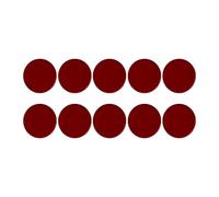 Homyl 10 Pièces Ferrule Pads Snooker Cue Pad Accessoires Remplacement Billiard Cue Tip Feuille Protection Acrylic Convient pour Entraînement Sport, Bordeaux