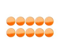 Homyl 10 Pièces Ferrule Pads Snooker Cue Pad Accessoires Remplacement Billiard Cue Tip Feuille Protection Acrylic Convient pour Entraînement Sport, Orange
