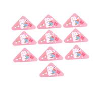 Homyl 10 Pinces à Papier Triangulaires, Pinces D'angle pour L'organisation de Documents, Pinces à Reliure En Polypropylène, évitent Les Plis, Lapin