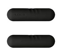 Homyl 2 Pièces Haltère Barres Poids Dumbbell Antidérapant Fonte Silicone Confortable à Saisir pour Adultes Enfants Adapté à Musculation Pilate, Noir