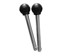 Homyl 2 Pièces Poids Stack Pin Remplacement Universel Machine Musculation INOX Adaptateur Accessoires Câble Convient à La Salle de Sport à Domicile Entraîne, 9.5 Cm X 1 Cm