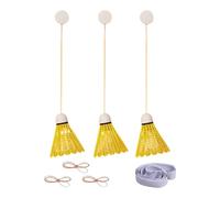 Homyl 3 Pièces Appareil D'Entraînement Badminton Instrument Formation Force Pratique Badminton Accessoire Réglable Matériau Robuste Convient à l'exercice So, Illumine